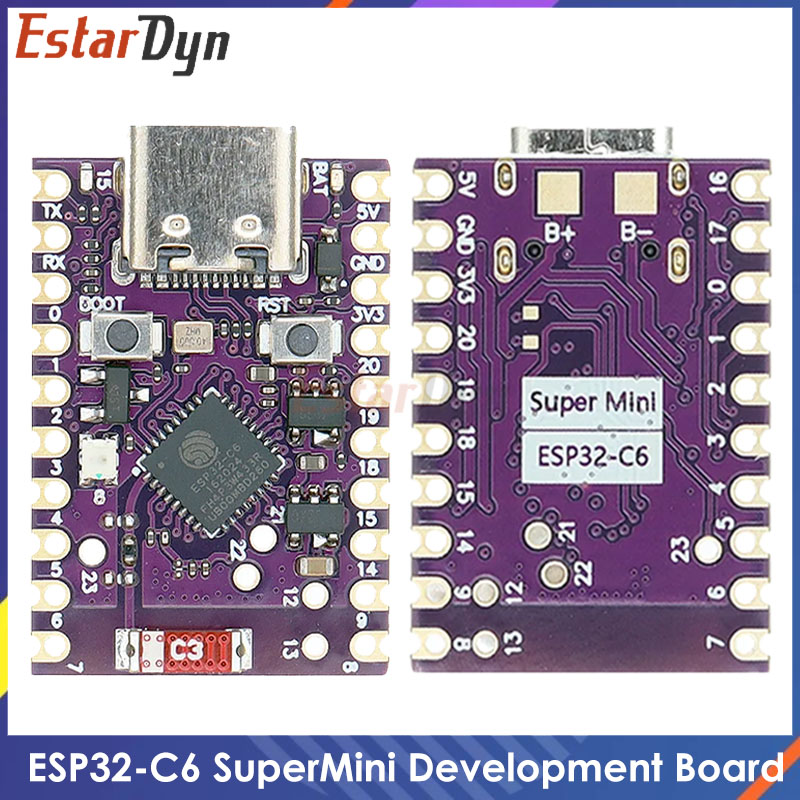 Esp32 Devkit - Estardyn ESP32-C6 SuperMini Sviluppo 4MB flash