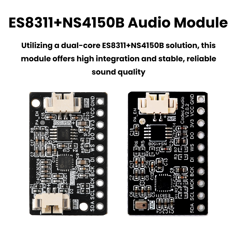 Espressif Esp32 - Scheda Amplificatore Audio Digitale ES8311+NS4150B, Modulo