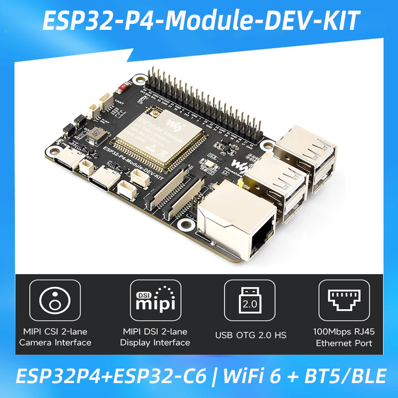 Scheda di sviluppo ESP32-P4 +  - Esp32 C6 recensione e prezzo